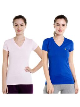 Bodycare - Bodyactive Pack Of 2 Women'S Tshirt - Multi-Color