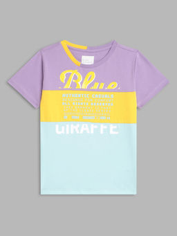 Blue Giraffe - Boys Multi Colorblock T-Shirt