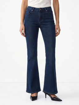 Cover Story - Soho Dark Blue Bootcut Denim Jeans