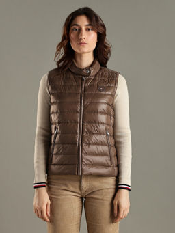 Tommy Hilfiger - Regular Fit Nylon Mock Neck Puffer Jacket