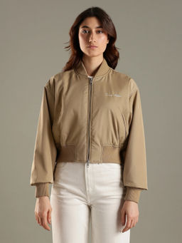 Tommy Hilfiger - Regular Fit Polyester Collar Bomber Jacket