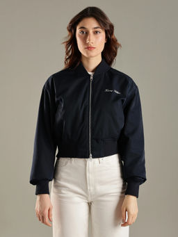Tommy Hilfiger - Regular Fit Polyester Collar Bomber Jacket