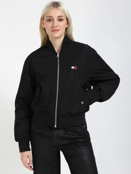 Tommy Hilfiger - Regular Fit Polyester High Neck Bomber Jacket