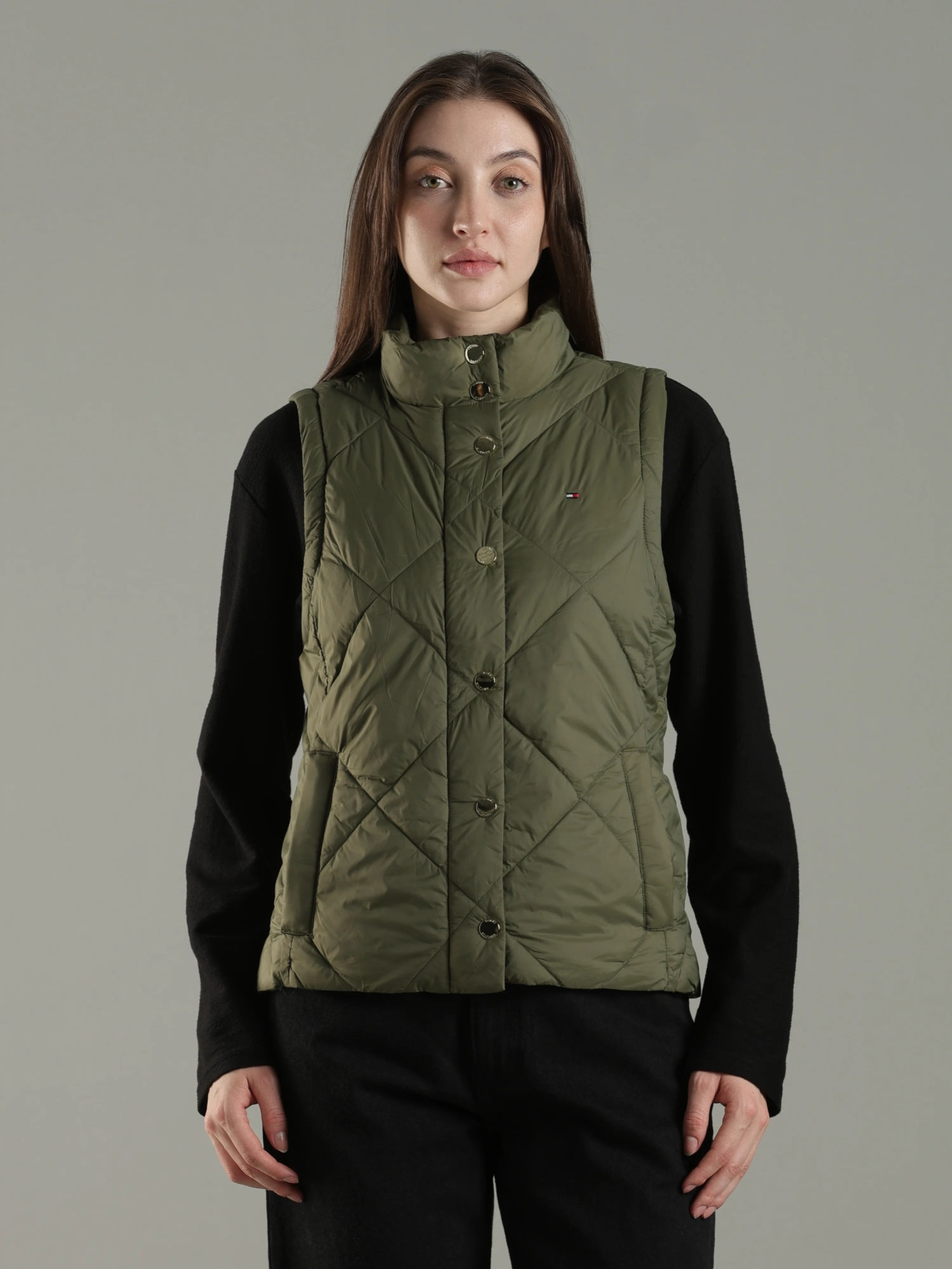 tommy hilfiger Regular Fit Polyamide High Neck Jacket-picture-16