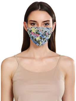 Kazo - Multi Floral Print Face Mask