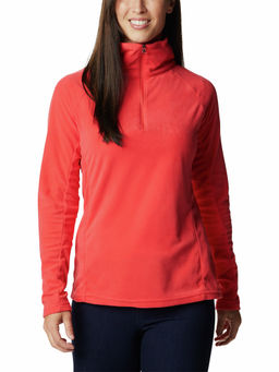 Columbia - Womens Red Glacial IV Half Zip Pullover
