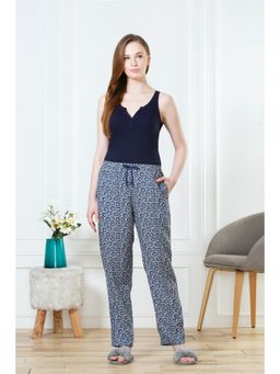 Van Heusen Woman Lingerie and Athleisure - Van Heusen Women Functional Pocket & Ultra Soft Lounge Pyjamas - Block