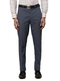 Park Avenue - Checks Medium Grey Trouser