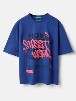 United Colors of Benetton - Oversized Fit Round Neck T-shirt