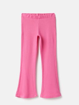 United Colors of Benetton - Solid Regular Fit Rib Flared Pants