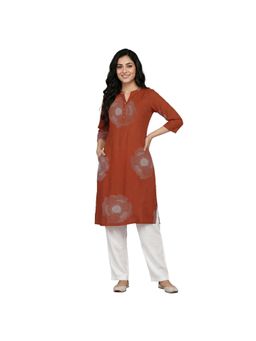 R&B - Orange Women Kurta