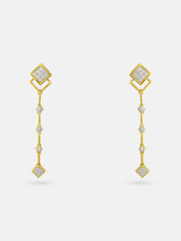 SYNDIORA - Galaxy Diamond Drop Earrings