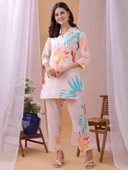 HRITIKA - Multi-Color Rayon Printed Co Ord Set