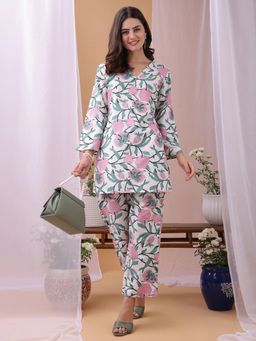 HRITIKA - Green Rayon Printed Co Ord Set