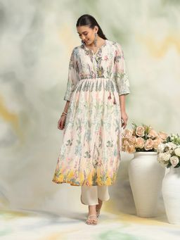Nayam by lakshita - Floral Print Kurta And Pant