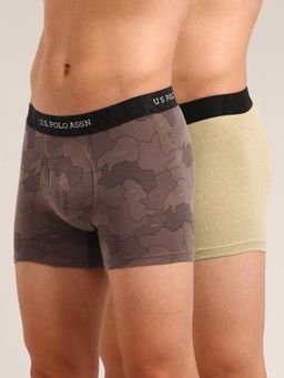 U.S. POLO ASSN. - Multi-Color Printed Elastic Trunk (Pack of 2)