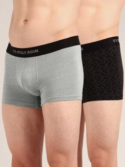U.S. POLO ASSN. - Multi-Color Printed Elastic Trunk (Pack of 2)