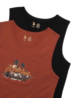 U.S. POLO ASSN. - Multi-Color Printed Pull On Vest (Pack of 2)