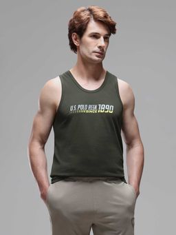 U.S. POLO ASSN. - Green Typography Pull On Vest