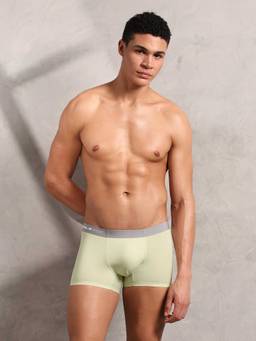 U.S. POLO ASSN. - Green Solid Plain Elastic Trunk