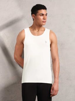 U.S. POLO ASSN. - White Solid Plain Vest