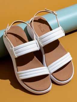 Inc.5 - Women White Casual Sandals