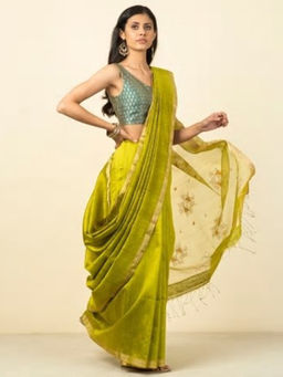 Fabindia - Silk Matka Woven Jamdani Sari