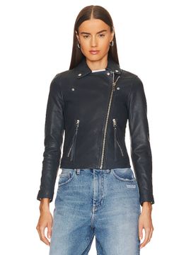 dalby western leather biker jacket
