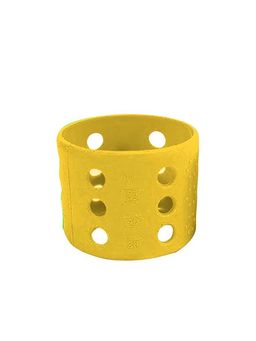 Safe-O-Kid - Silicone Baby Feeding Bottle Cover- Yellow (Pack of 2) (0-36 Months)