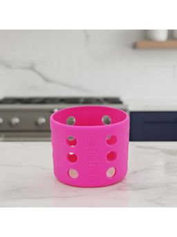 Safe-O-Kid - Baby Pure Silicone Bottle Cover- Pink (0-36 Months)
