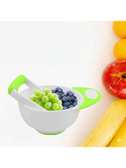 Safe-O-Kid - Bpa-Free Baby Feeding Grinding Bowl- Green (0-36 Months)