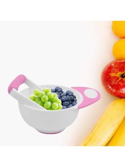 Safe-O-Kid - Bpa-Free Baby Feeding Grinding Bowl- Pink (0-36 Months)