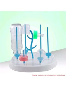 Safe-O-Kid - Baby Bottle Drying Rack with Branch Shaped Design- Blue (0-36 Months)