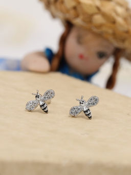 Praavy - 925 Sterling Silver The Bumblebee Kids Studs