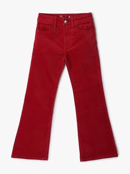 GAP - Girls Red Mid-Rise Boot-Cut Jeans