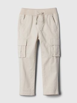 GAP - Boys Off White Corduroy Regular Fit Mid-Rise Cargo