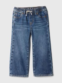 GAP - Girls Blue High-Rise Wide-Leg Jeans