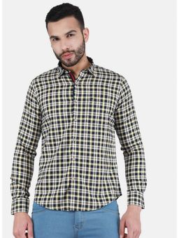 Monte Carlo - Mustard Mens Regular Fit Full Sleeve Collar Shirt