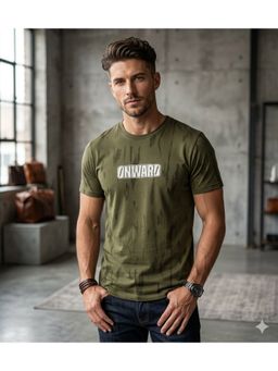 Pierre Carlo - Men Olive T-Shirt
