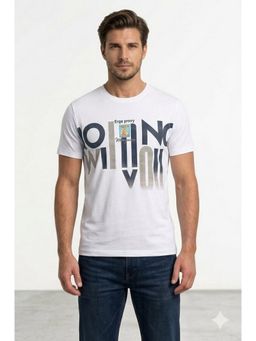 Pierre Carlo - Men White T-Shirt