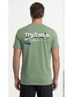 Pierre Carlo - Men Green T-Shirt