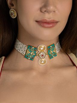 Joules By Radhika - Vaishnavi Necklace Set