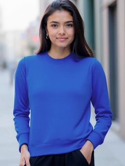 Bewakoof - Women's Blue Lolite Sweatshirt
