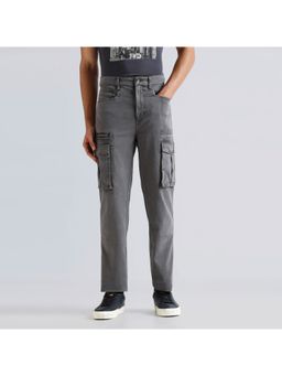 Pepe Jeans - Black Mid Waist Straight Fit Cargo