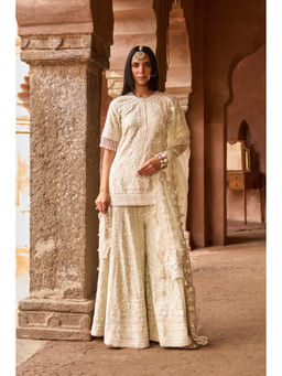 Sheetal Batra - Mehal Kejriwal In Heer - Mint Green Short Kurta With Sharara And Dupatta
