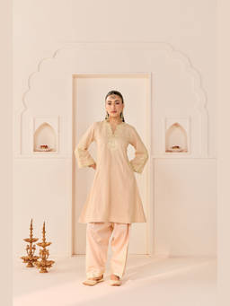 Sheetal Batra - Reem - Carnation Pink Short Choga With Dogri Salwar