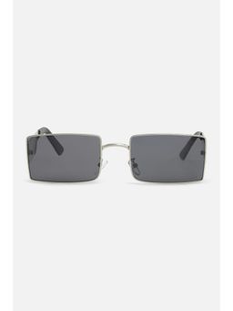 Snitch - Rectangle Full Rim Grey Lens Sunglasses