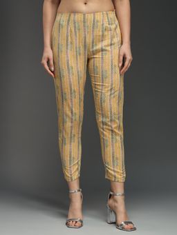 PINKSKY - Cotton Chevron Printed Pant