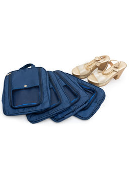 SG By Sonia Gulrajani - Blue Shoe Pouch (Pack of 4)