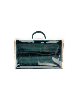 SG By Sonia Gulrajani - Dark Green Raw Silk Bangle Organiser